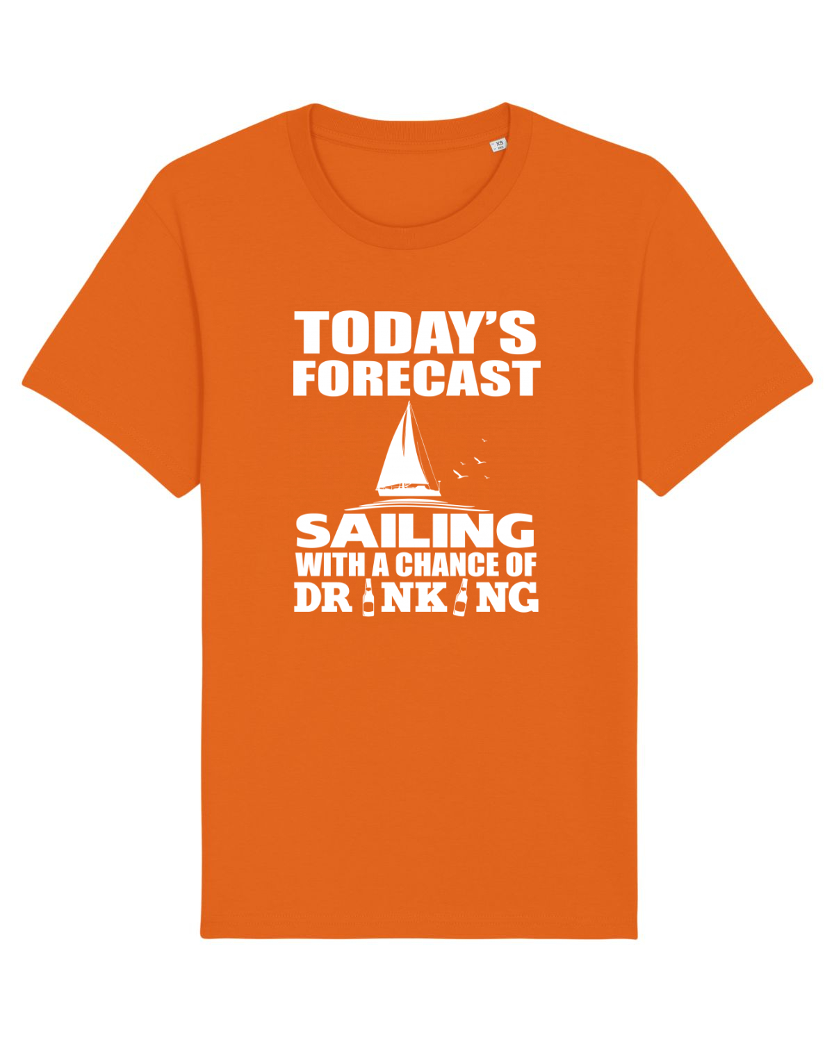 Tricou mânecă scurtă Unisex Rocker Bright Orange