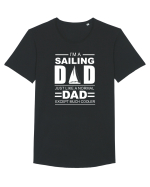 SAILING DAD Tricou mânecă scurtă guler larg Bărbat Skater