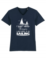 SAILING Tricou mânecă scurtă guler V Bărbat Presenter