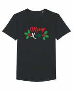 Merry X wife Tricou mânecă scurtă guler larg Bărbat Skater