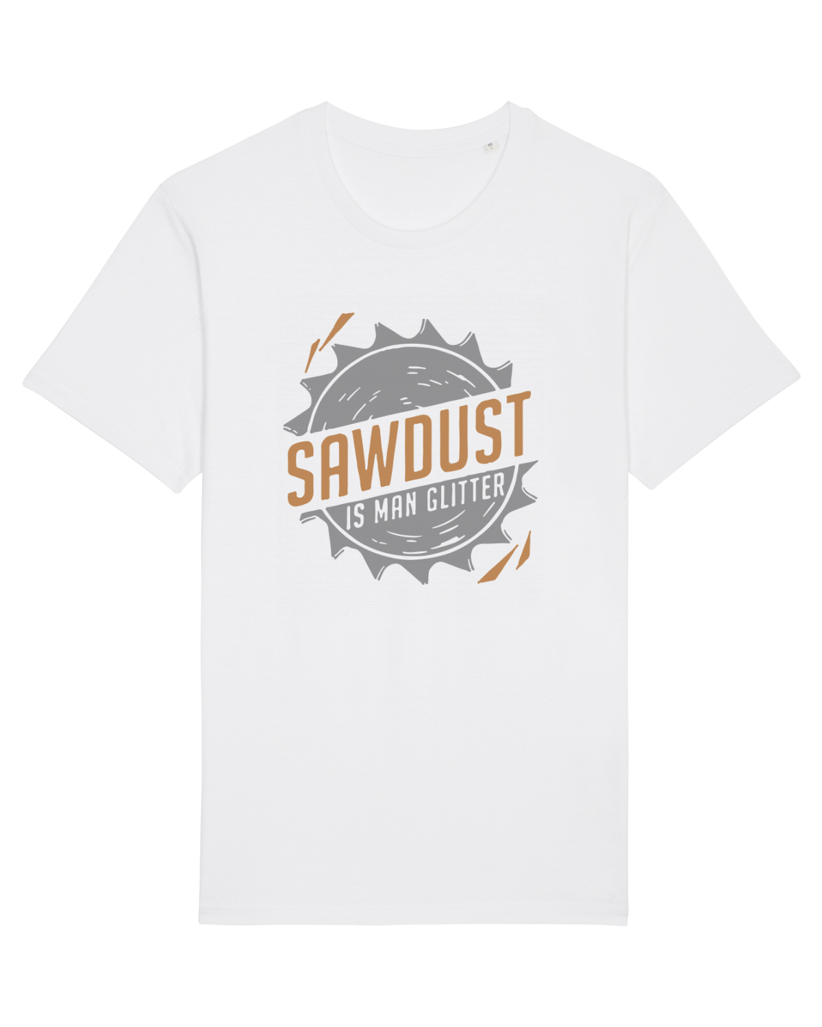 Tricou mânecă scurtă Unisex Rocker White