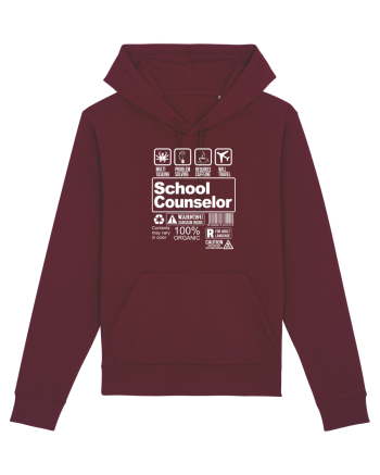 SCHOOL COUNSELOR Burgundy