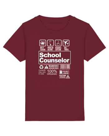 SCHOOL COUNSELOR Burgundy