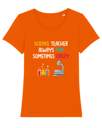 SCIENCE TEACHER Bright Orange