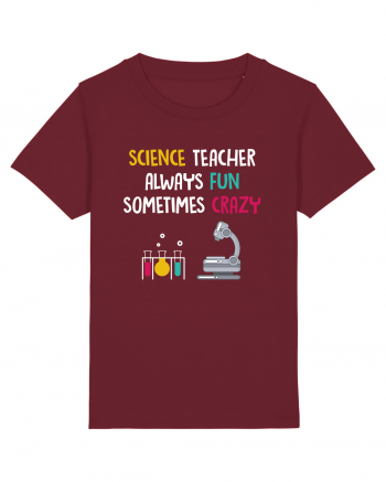 SCIENCE TEACHER Burgundy