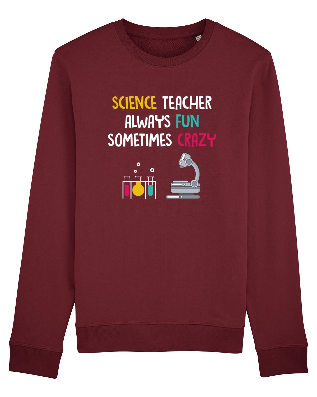 Bluză mânecă lungă Unisex Rise Burgundy