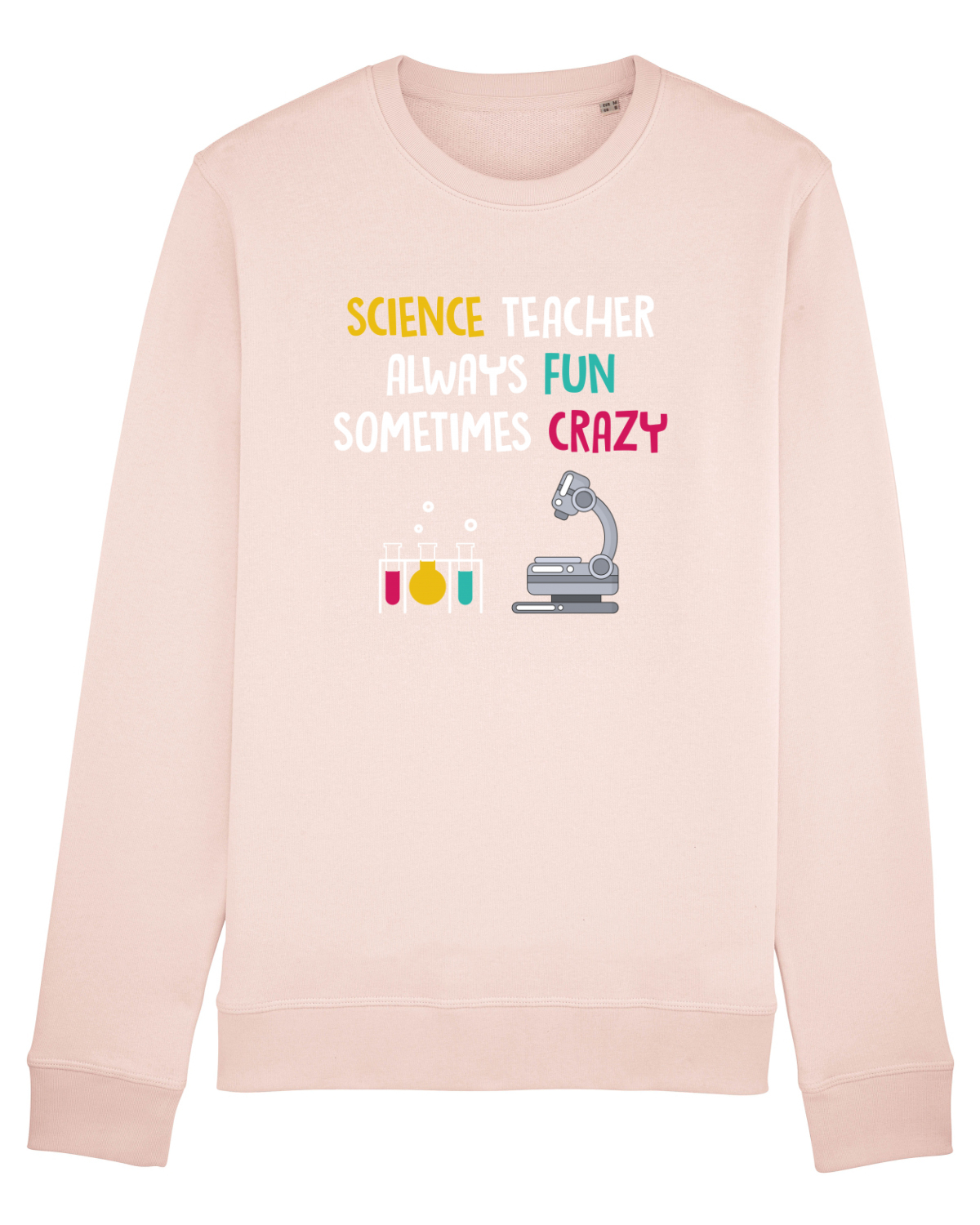Bluză mânecă lungă Unisex Rise Candy Pink