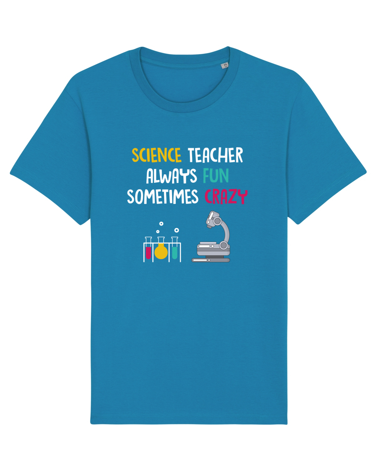 Tricou mânecă scurtă Unisex Rocker Azur