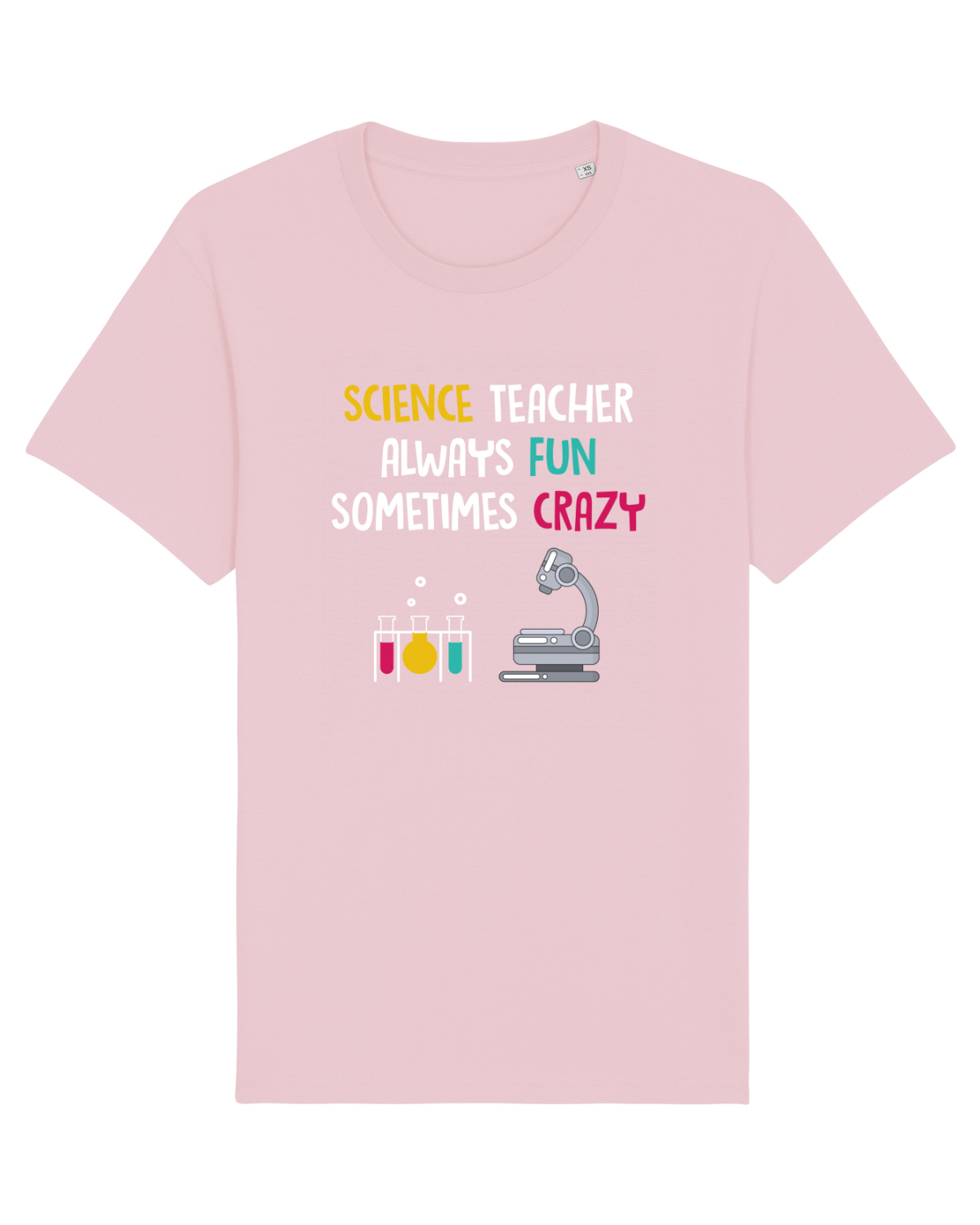 Tricou mânecă scurtă Unisex Rocker Cotton Pink