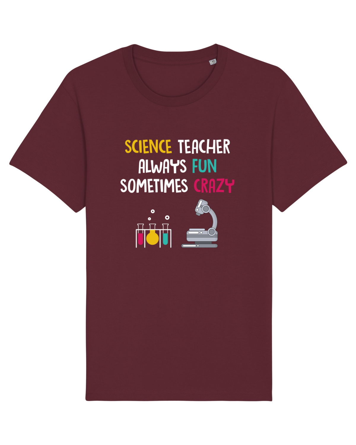 Tricou mânecă scurtă Unisex Rocker Burgundy