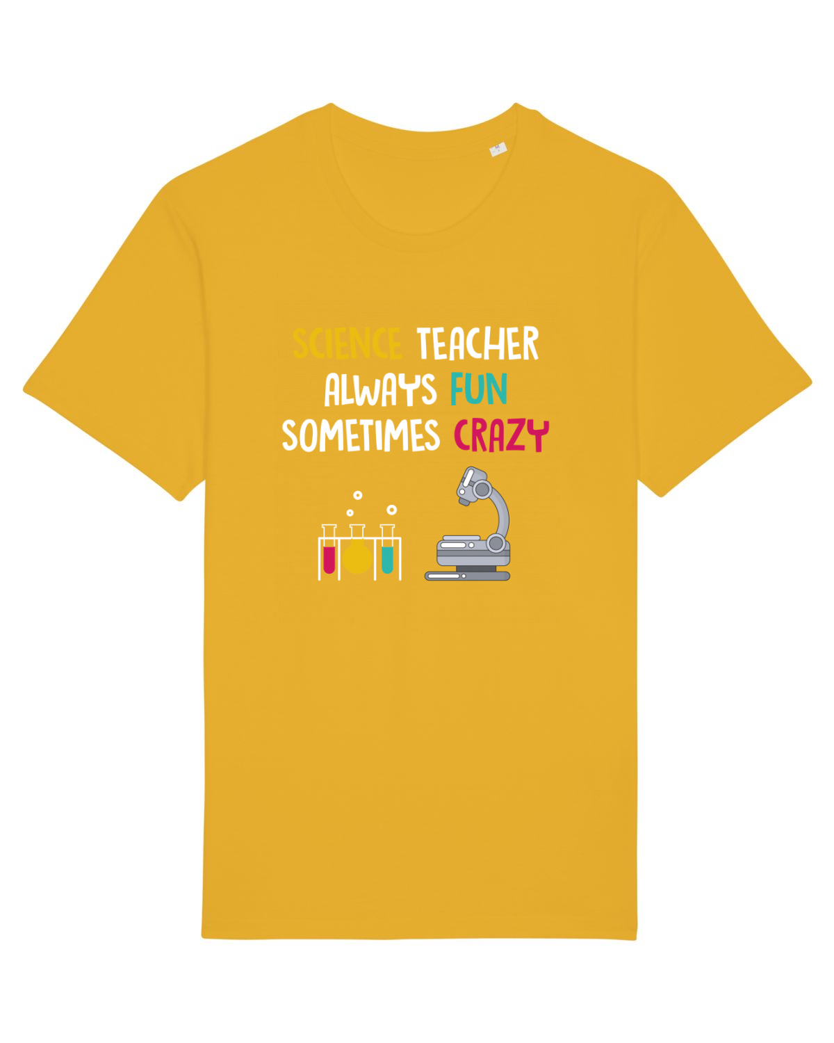 Tricou mânecă scurtă Unisex Rocker Spectra Yellow