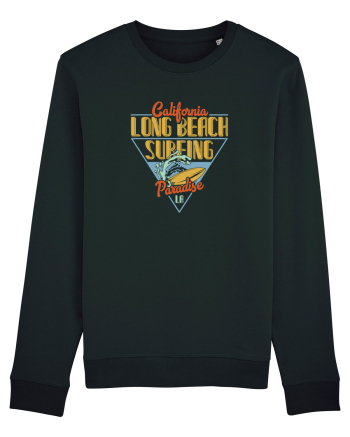 California Long Beach Surfing Paradise Black