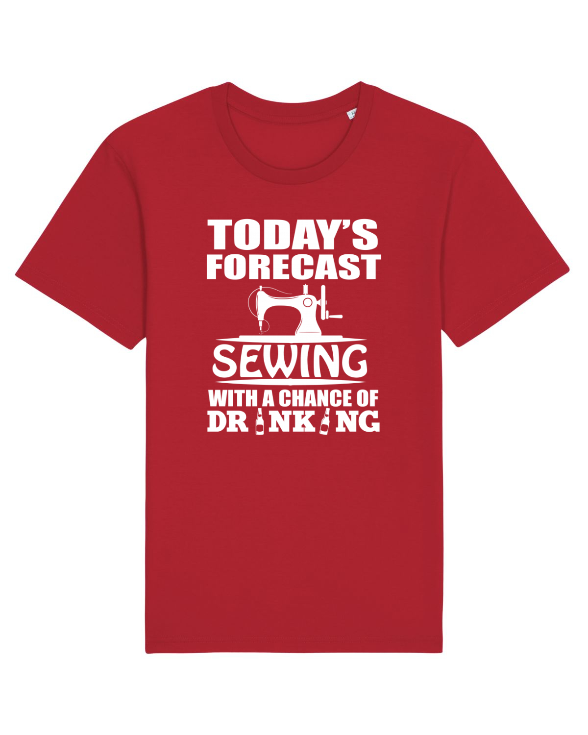 Tricou mânecă scurtă Unisex Rocker Red