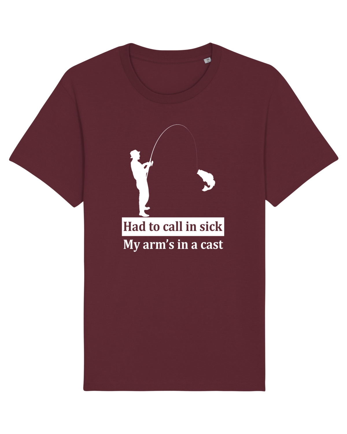 Tricou mânecă scurtă Unisex Rocker Burgundy