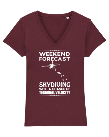 SKIDIVING Burgundy