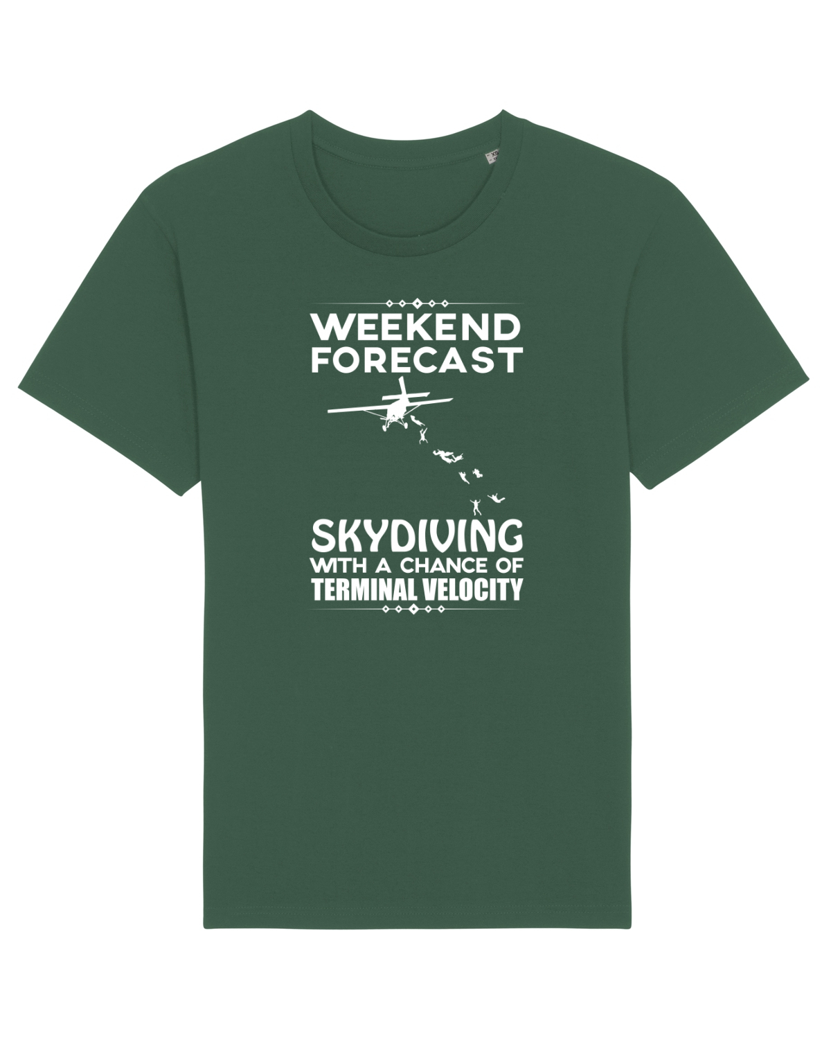 Tricou mânecă scurtă Unisex Rocker Bottle Green