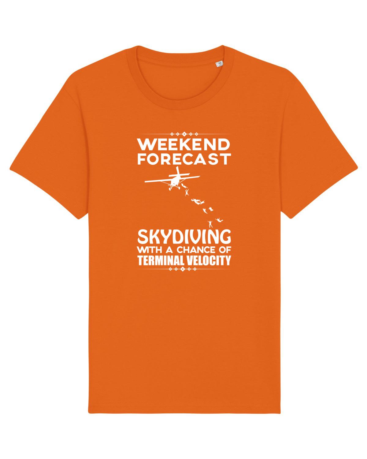 Tricou mânecă scurtă Unisex Rocker Bright Orange