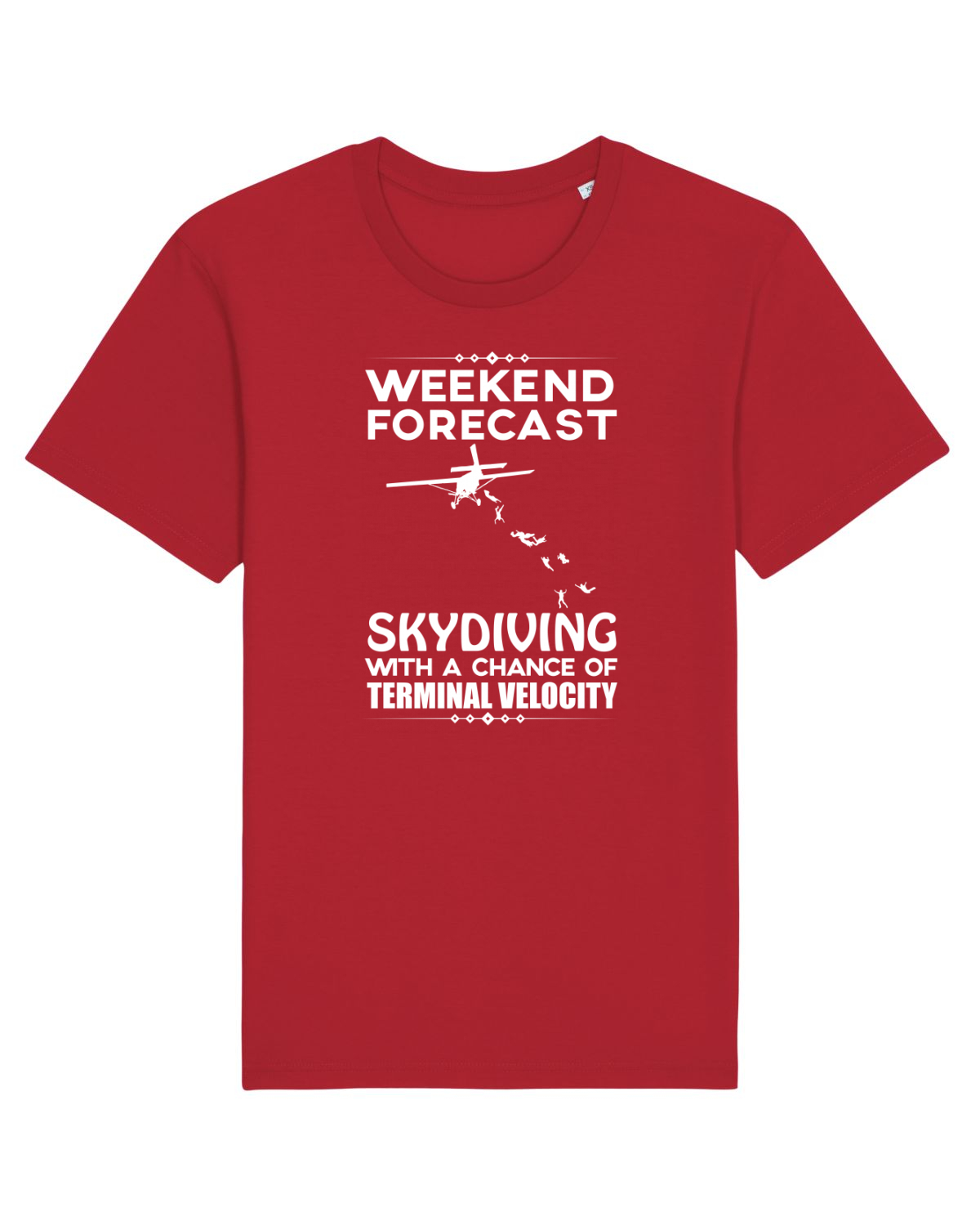 Tricou mânecă scurtă Unisex Rocker Red