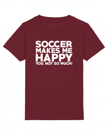 SOCCER Burgundy