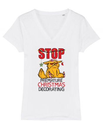 Haioase de Craciun - Stop premature Christmas decorating  by-Backpack-Hiker White