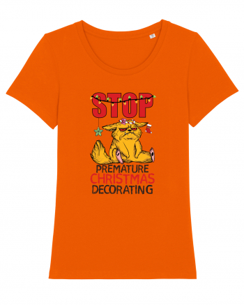 Haioase de Craciun - Stop premature Christmas decorating  by-Backpack-Hiker Bright Orange