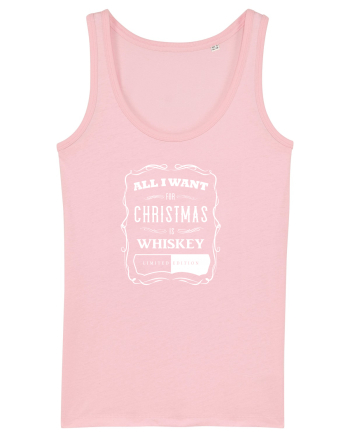 All I want for christmas is whiskey Cotton Pink