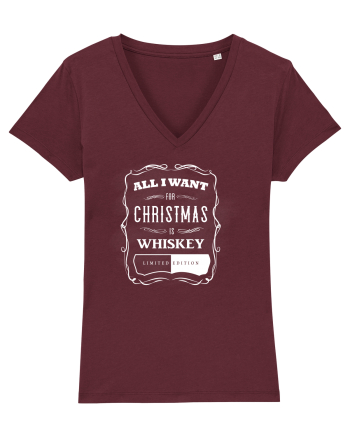 All I want for christmas is whiskey Burgundy