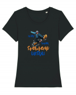 Enjoy Winter - Snowboard Lifestyle Tricou mânecă scurtă guler larg fitted Damă Expresser