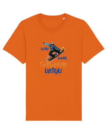 Enjoy Winter - Snowboard Lifestyle Bright Orange