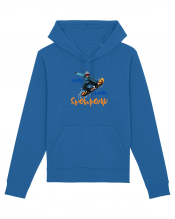 Enjoy Winter - Snowboard  Royal Blue