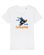 Enjoy Winter - Snowboard  Tricou mânecă scurtă  Copii Mini Creator