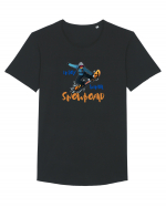 Enjoy Winter - Snowboard  Tricou mânecă scurtă guler larg Bărbat Skater