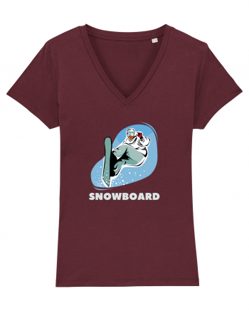 Snowboard  Burgundy