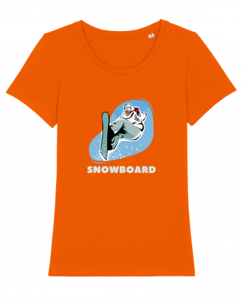 Snowboard  Bright Orange