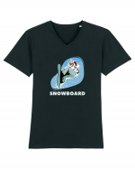 Snowboard  Tricou mânecă scurtă guler V Bărbat Presenter