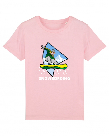 Snowboarding  Cotton Pink