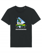 Snowboarding  Tricou mânecă scurtă Unisex Rocker