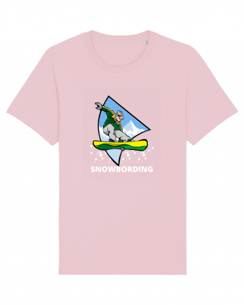 Snowboarding  Cotton Pink