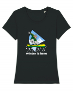 Winter Is Here Tricou mânecă scurtă guler larg fitted Damă Expresser