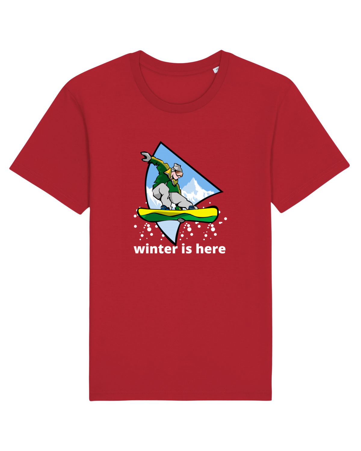 Tricou mânecă scurtă Unisex Rocker Red