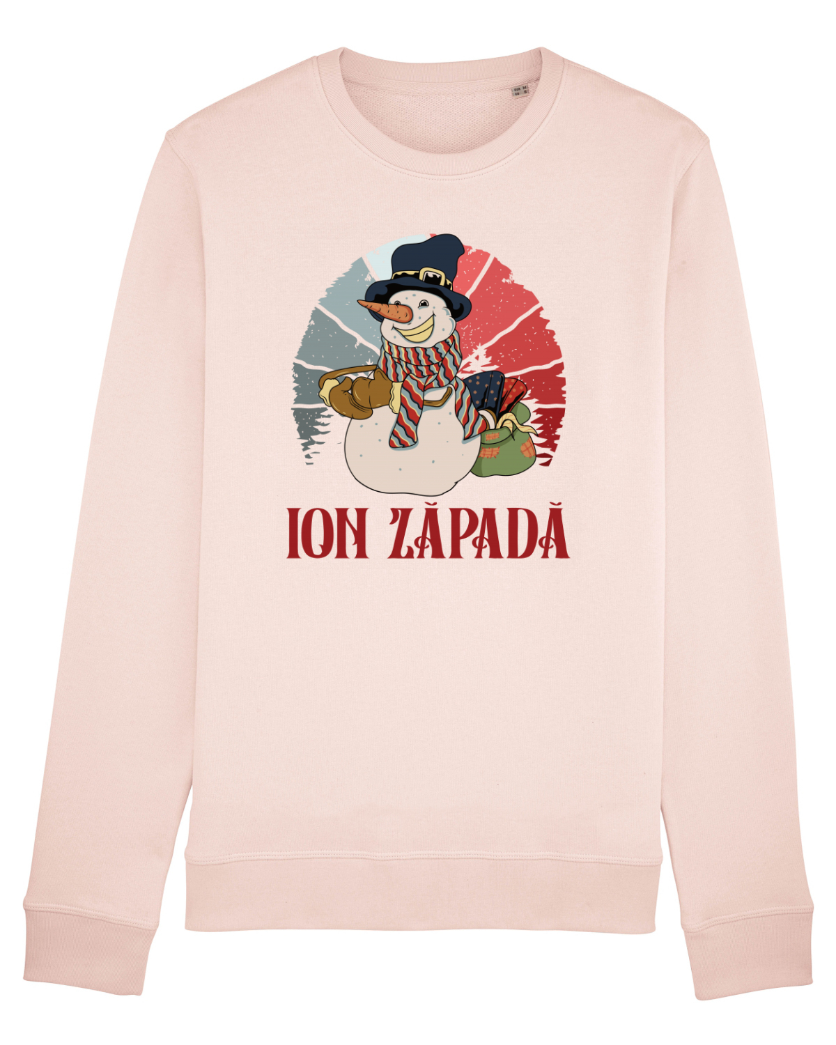 Bluză mânecă lungă Unisex Rise Candy Pink