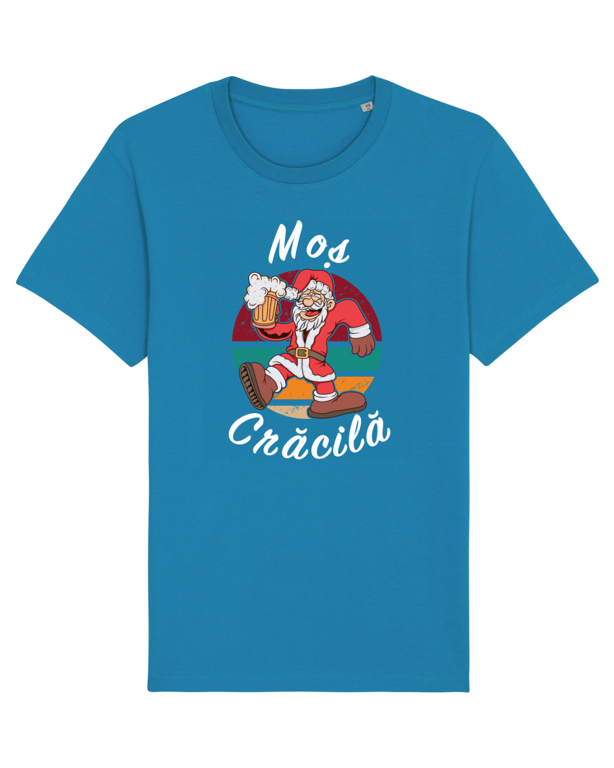 Tricou mânecă scurtă Unisex Rocker Azur