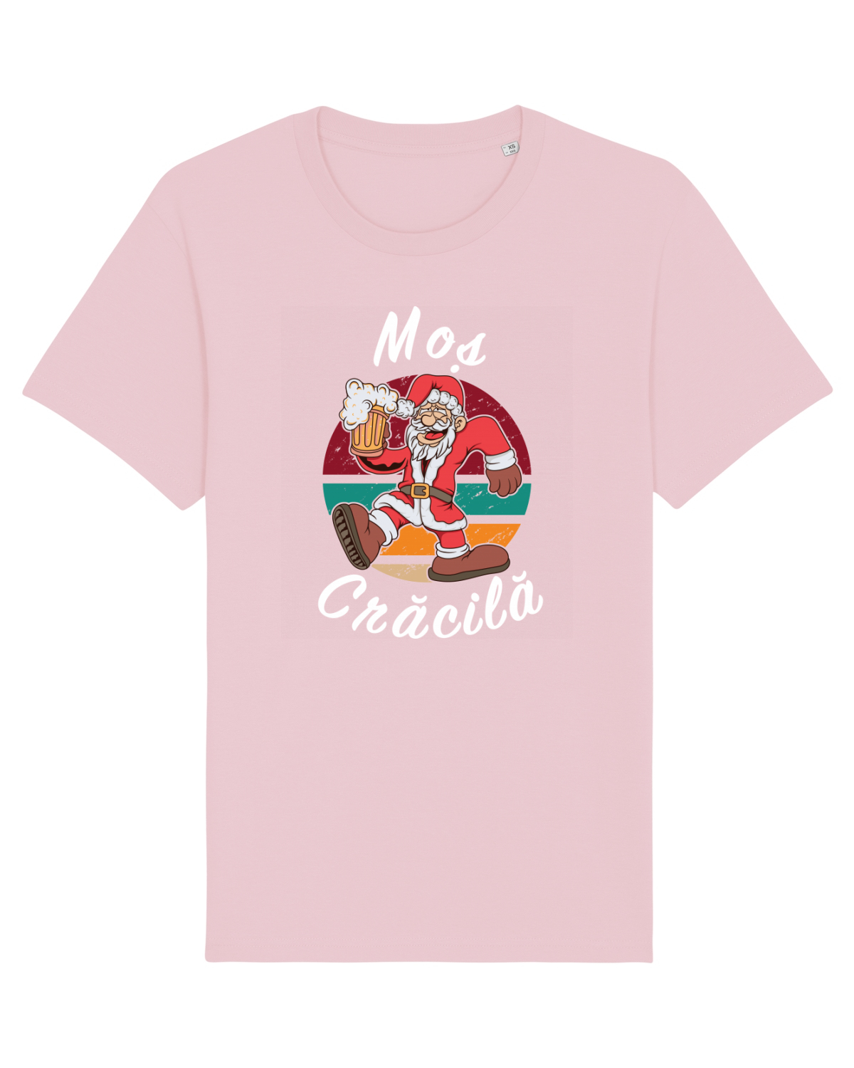 Tricou mânecă scurtă Unisex Rocker Cotton Pink