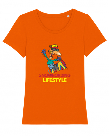 Snowboarding Lifestyle Bright Orange