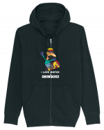 I Love Winter & Snowboard Hanorac cu fermoar Unisex Connector