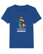 I Love Winter & Snowboard Tricou mânecă scurtă  Copii Mini Creator