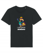 I Love Winter & Snowboard Tricou mânecă scurtă Unisex Rocker