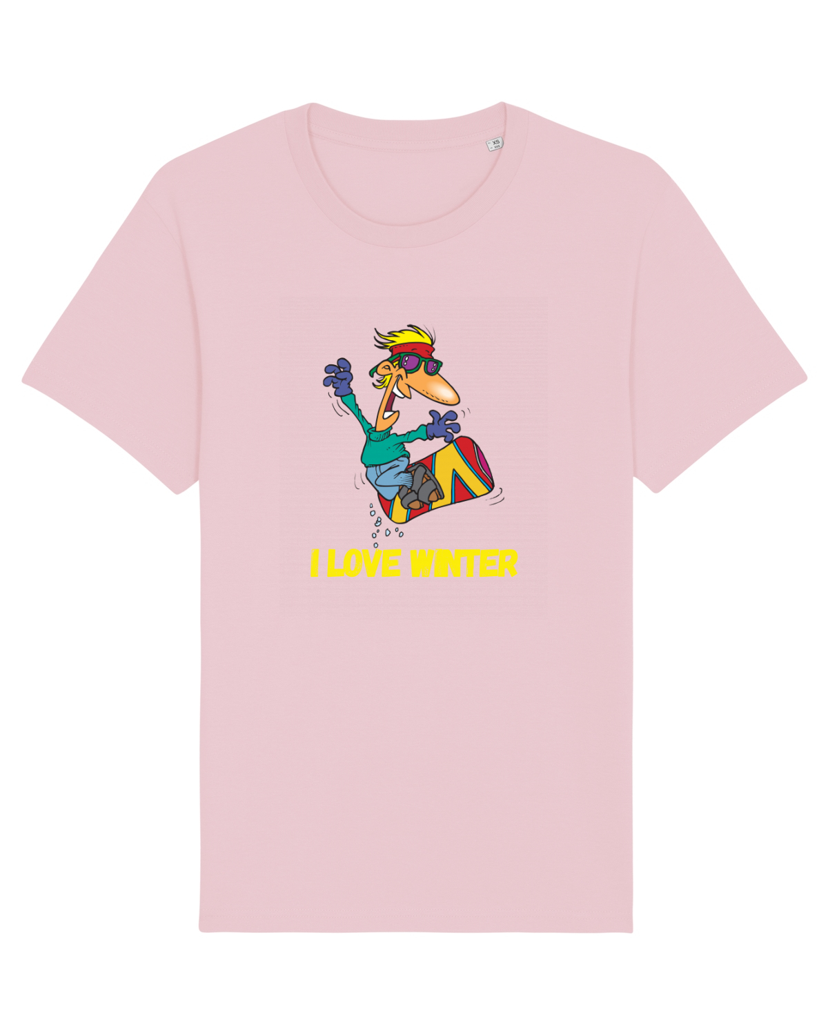 Tricou mânecă scurtă Unisex Rocker Cotton Pink