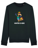 I Love Having Fun Snowboarding In Winter Time Bluză mânecă lungă Unisex Rise