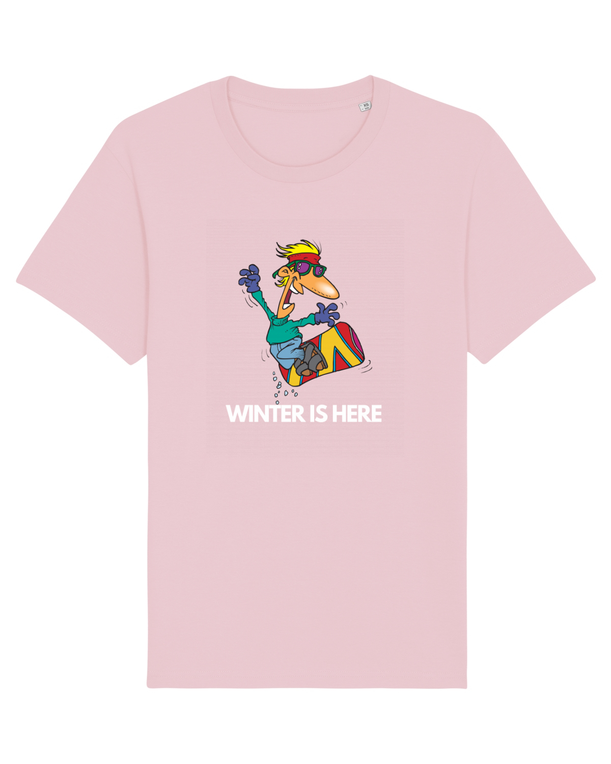 Tricou mânecă scurtă Unisex Rocker Cotton Pink